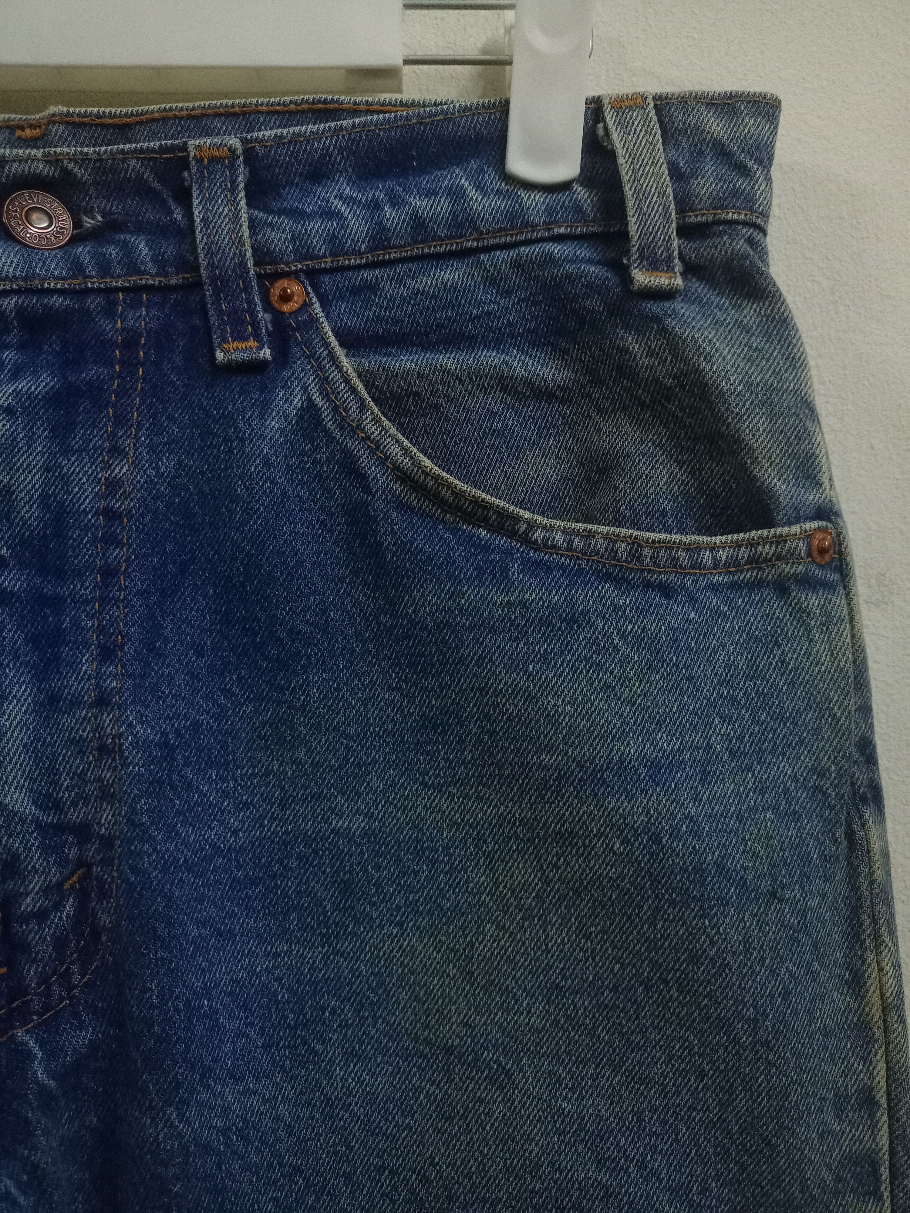 Levi's × Levi's Vintage Clothing Vintage 90s Levis 509 Orange Tab Distressed Blue Jeans Size US 31 - 7 Thumbnail