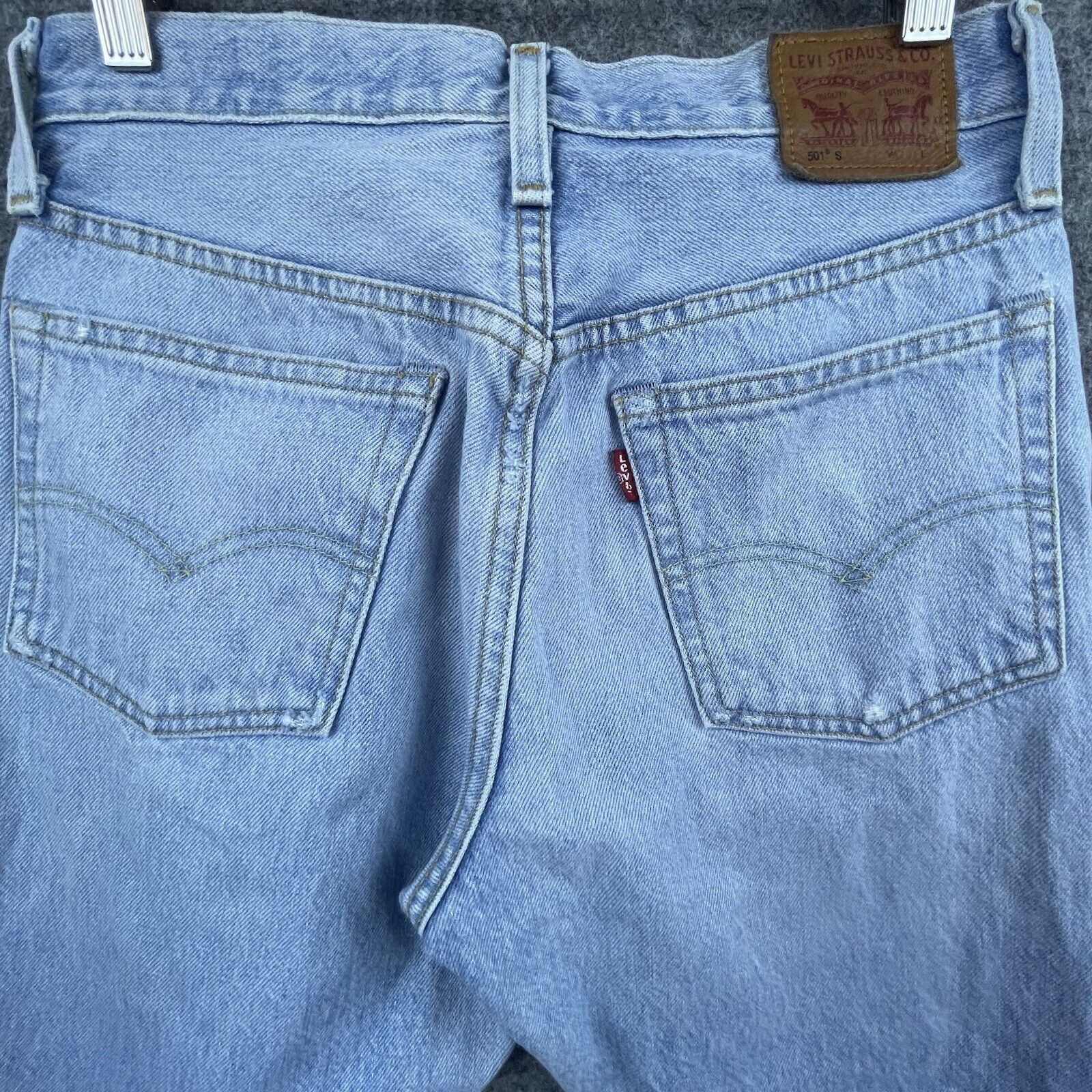Levi's Levi's 501 Jeans Womens Small Selvedge White Oak Cone Button Size 28" / US 6 / IT 42 - 3 Thumbnail