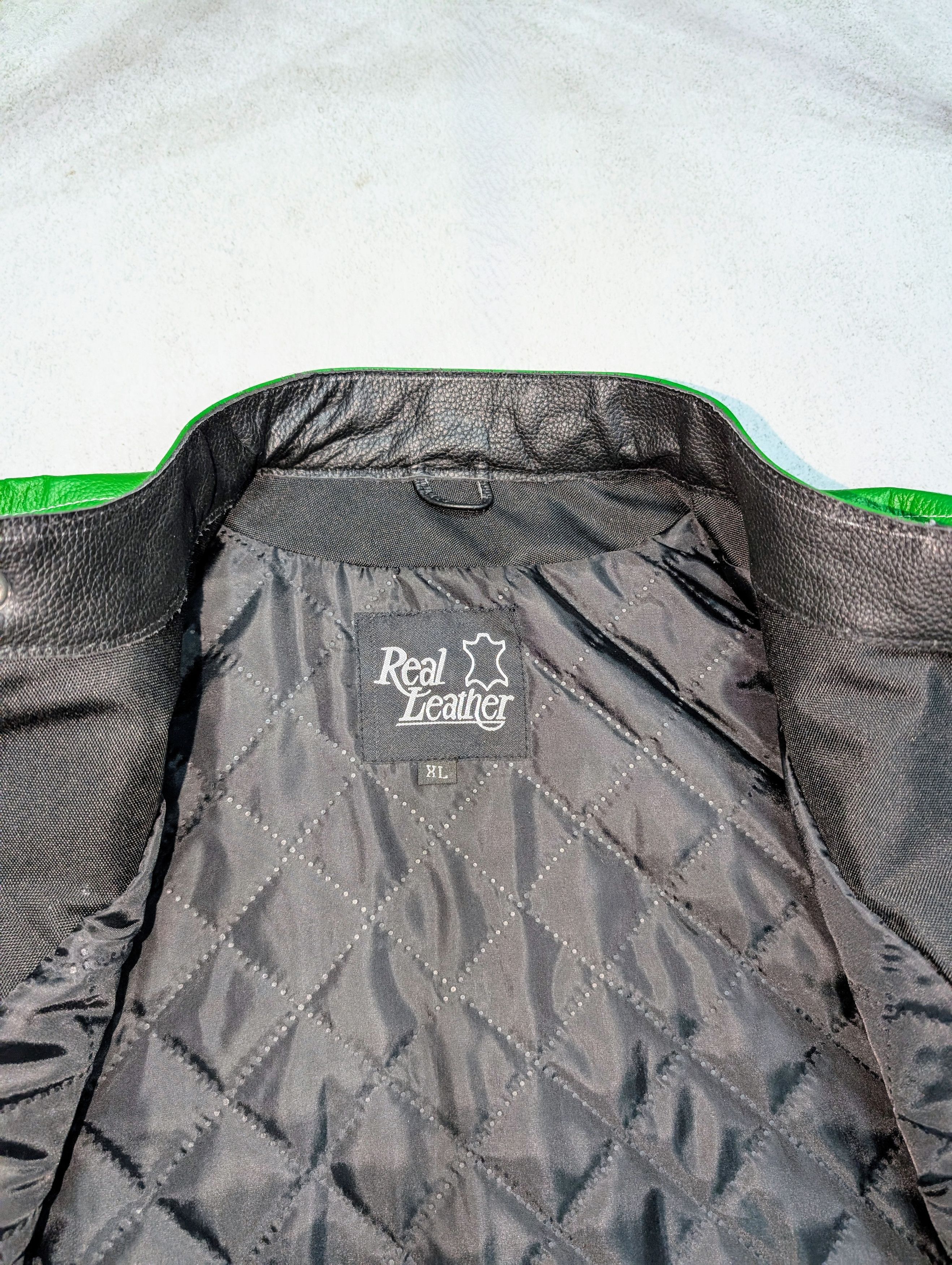 Formula 1 🔥 Kawasaki 🔥 Racing Leather Jacket Streetwear Size US XL / EU 56 / 4 - 7 Thumbnail