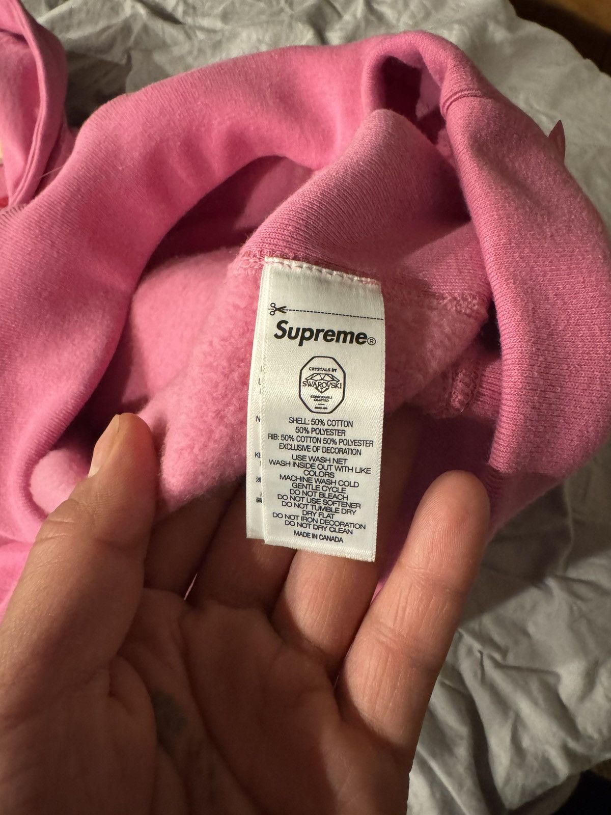 Supreme × Swarovski Supreme motion Swarovski Size US XL / EU 56 / 4 - 5 Thumbnail