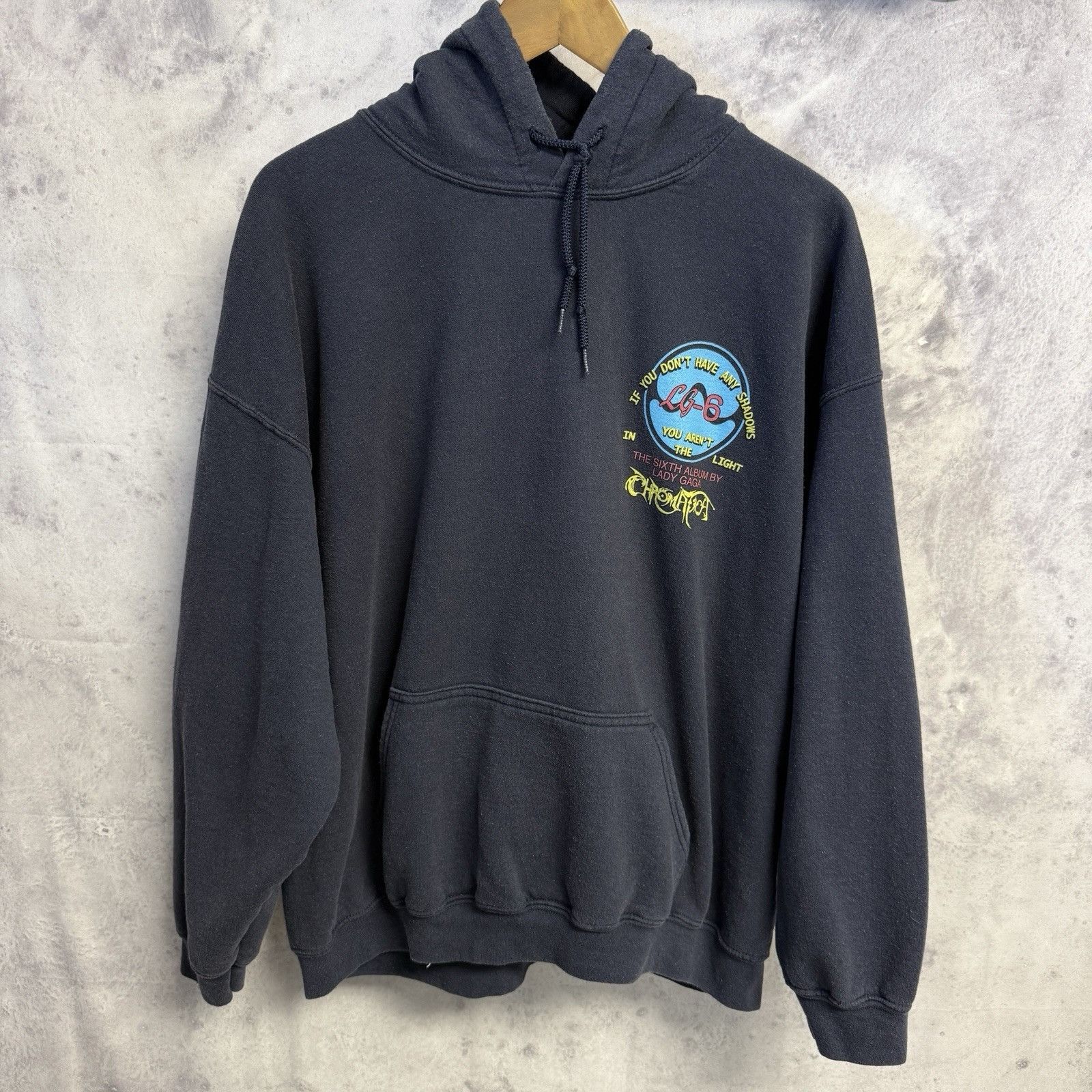 Band Tees Lady Gaga Chromatica Hoodie Sweatshirt Mens XL Size US XL / EU 56 / 4 - 2 Thumbnail