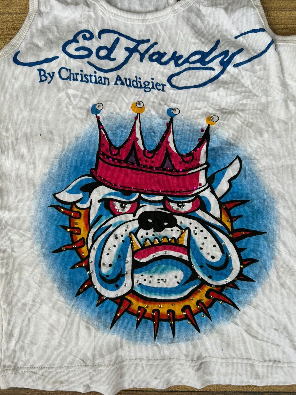 Ed Hardy Ed Hardy King bulldog blink blink tanktop Size XL / US 12-14 / IT 48-50 - 3 Thumbnail