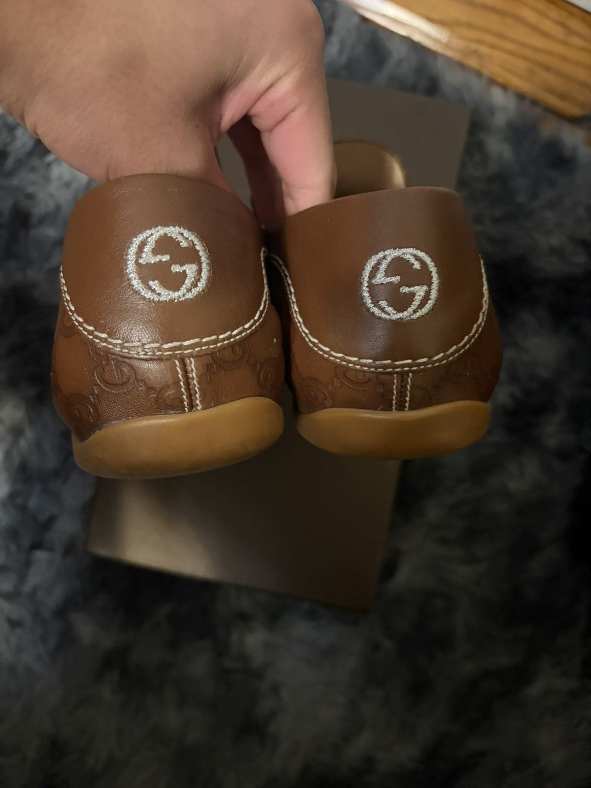 Gucci GUCCI Guccissima Mens Brown Penny Loafer Size US 9 / EU 42 - 4 Thumbnail