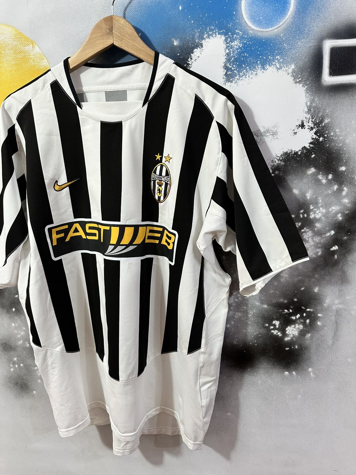 Nike 🩸RARE🩸 Juventus Vintage Jersey Nike 2003/2004 Size US L / EU 52-54 / 3 - 3 Thumbnail