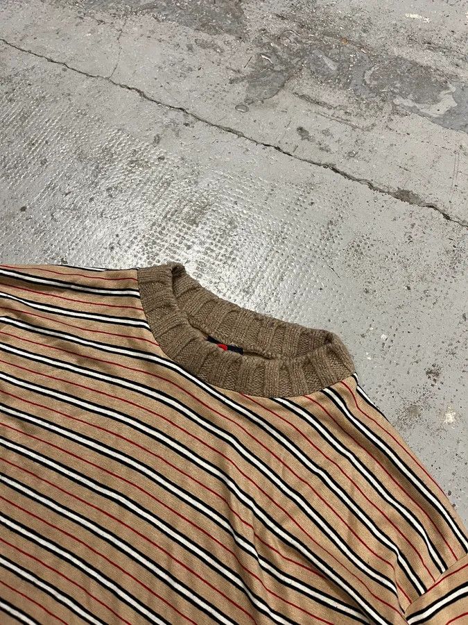 Dolce & Gabbana 2000s Dolce & Gabbana Striped Beige Sweater Size US L / EU 52-54 / 3 - 5 Thumbnail