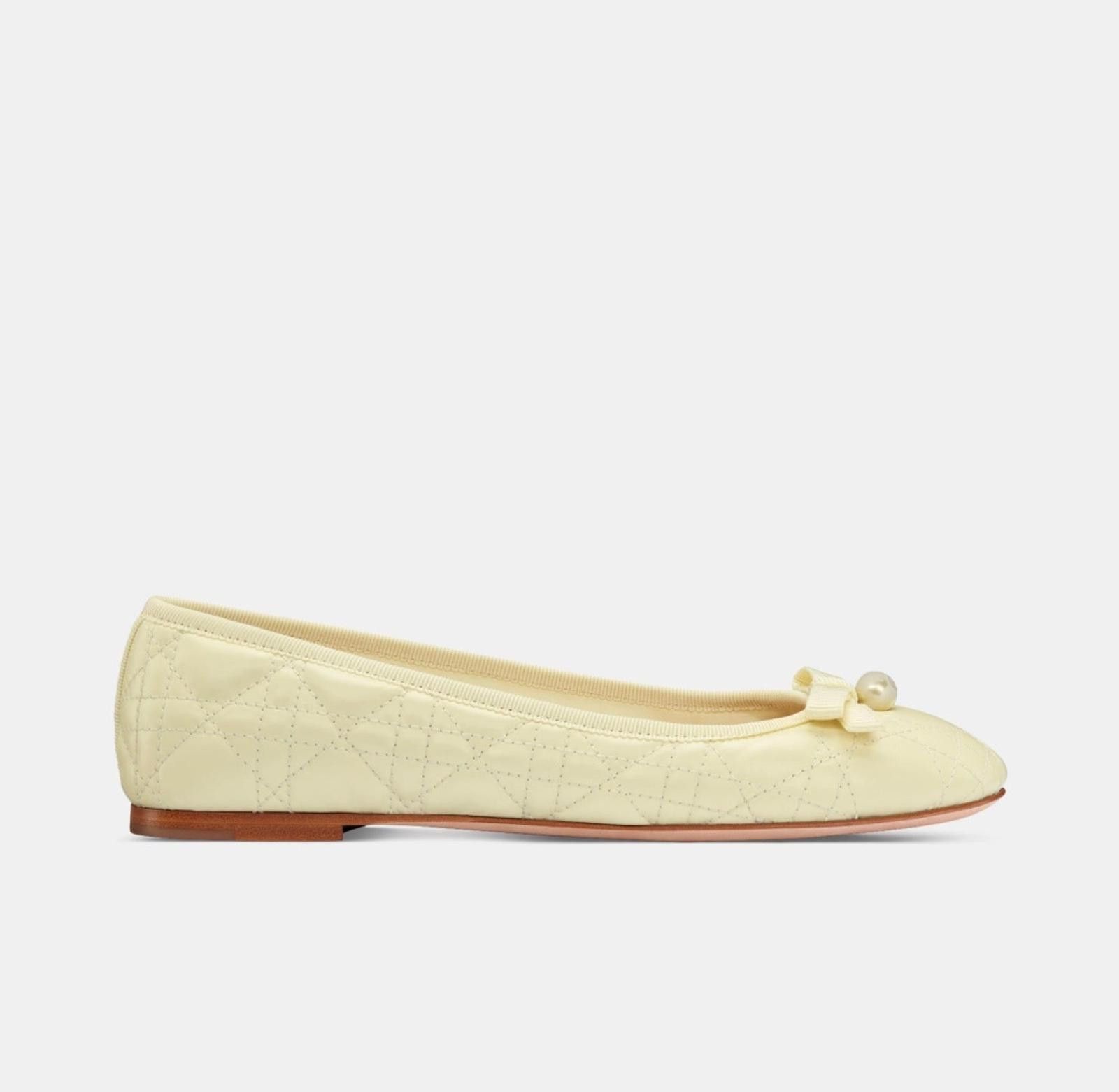 Dior Dior Pearl Ballet Flats Size US 5 / IT 35 - 1 Thumbnail