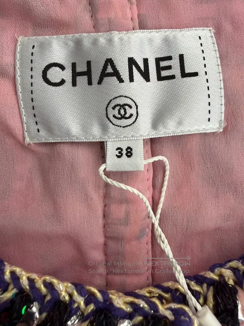 Chanel Chanel Spring and summer pink mixed colour braided medium Size XS / US 0-2 / IT 36-38 - 4 Thumbnail