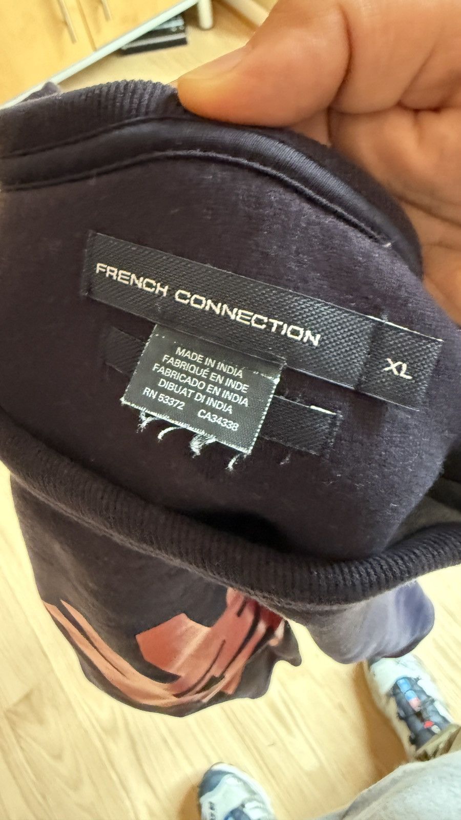 French Connection French Connection Navy Blue Sweatshirt Size US XL / EU 56 / 4 - 3 Thumbnail