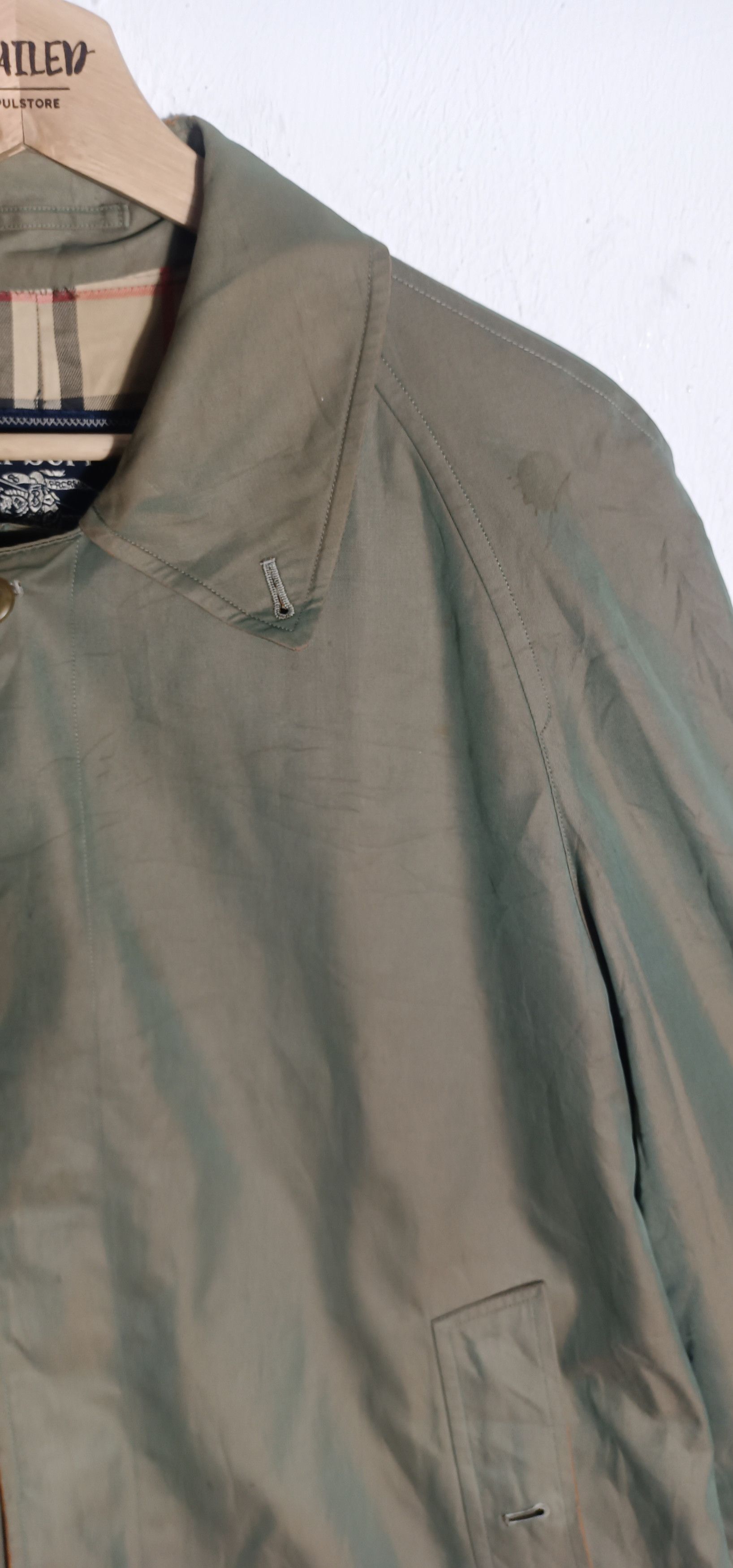 Burberry Vintage 90s💥Burberry Nova Check Trench Coat Size US M / EU 48-50 / 2 - 10 Thumbnail
