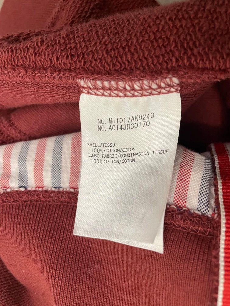 Thom Browne Thom Browne Wine red zip coat Size US S / EU 44-46 / 1 - 7 Thumbnail