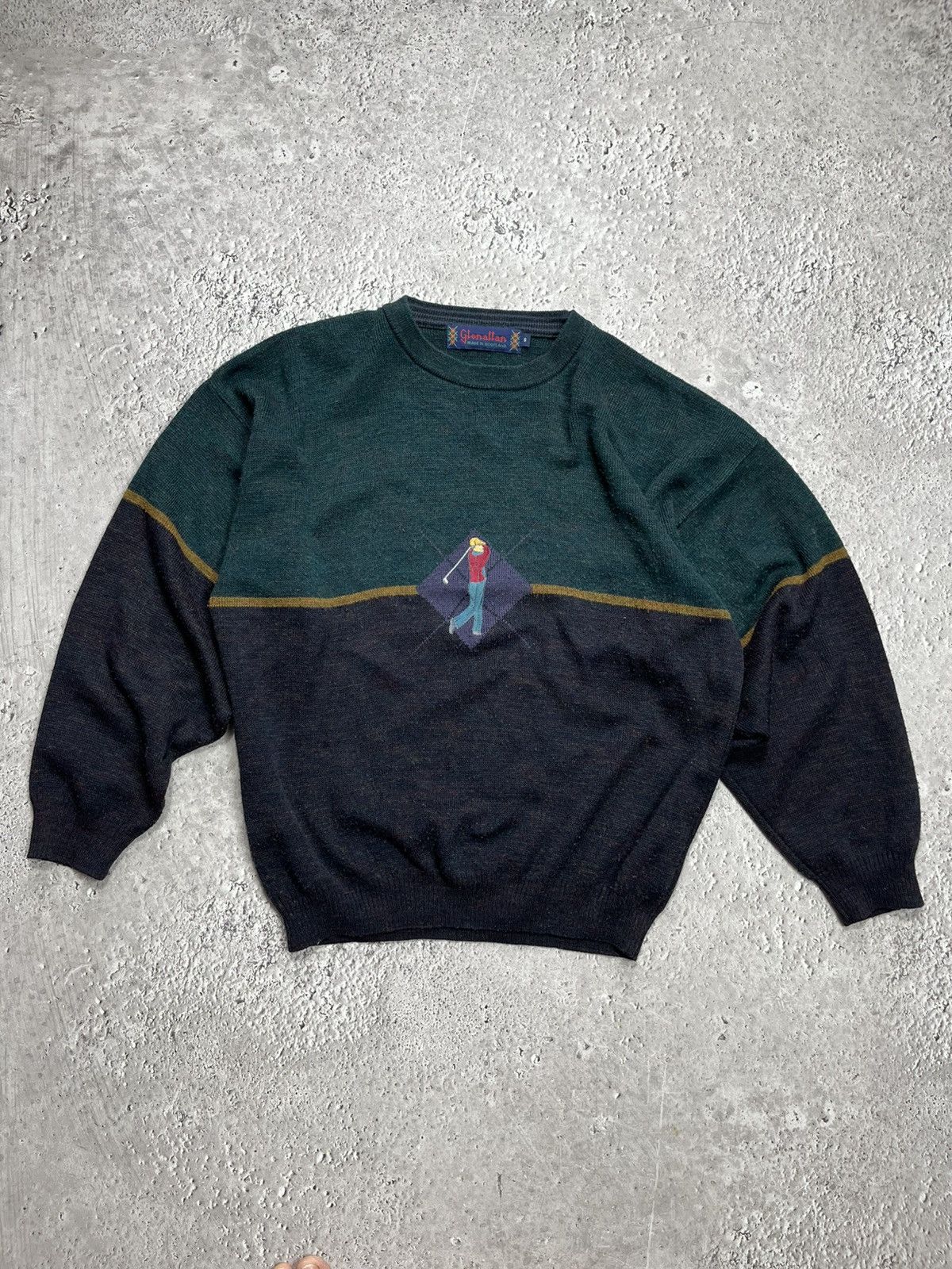 Other Vintage Glenallan Golf Sweater Size S Made in Scotland Knit Size US S / EU 44-46 / 1 - 1 Thumbnail