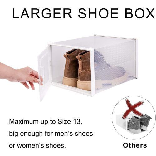 Designer × Homemade Storage Shoe Box; Foldable Clear Sneaker Display Box; Stacka Size US L / EU 52-54 / 3 - 8 Thumbnail