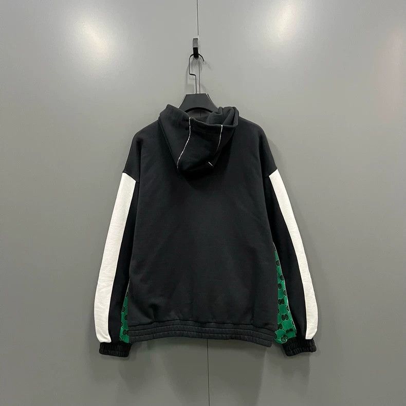 Gucci Gucci Stitching contrasting color GG printed hoodie 2502-Ne Size US S / EU 44-46 / 1 - 2 Thumbnail