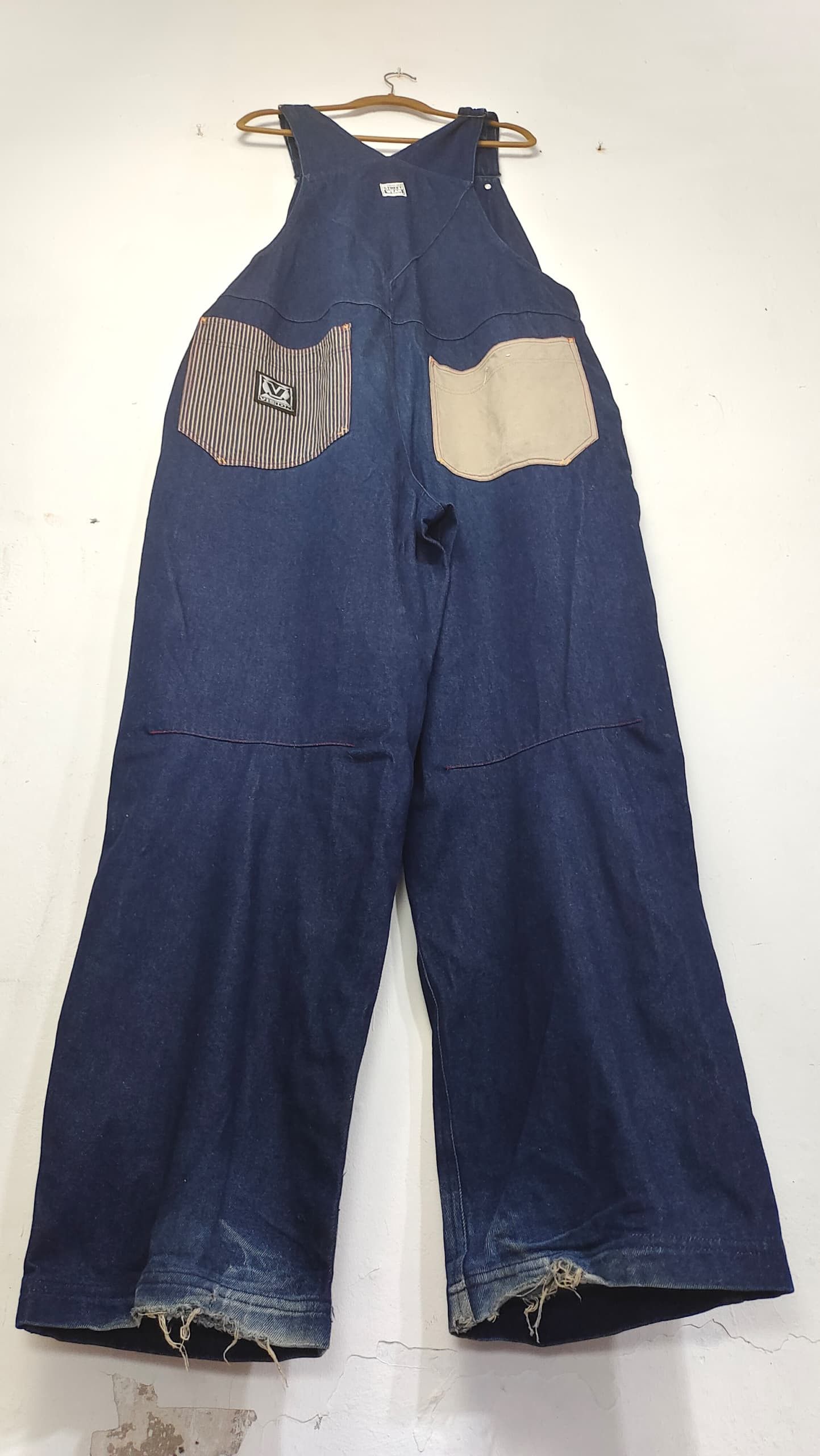 Vision Streetwear VINTAGE VISION STREETWEAR OVERALL BIB DENIM Size US 42 / EU 58 - 2 Thumbnail
