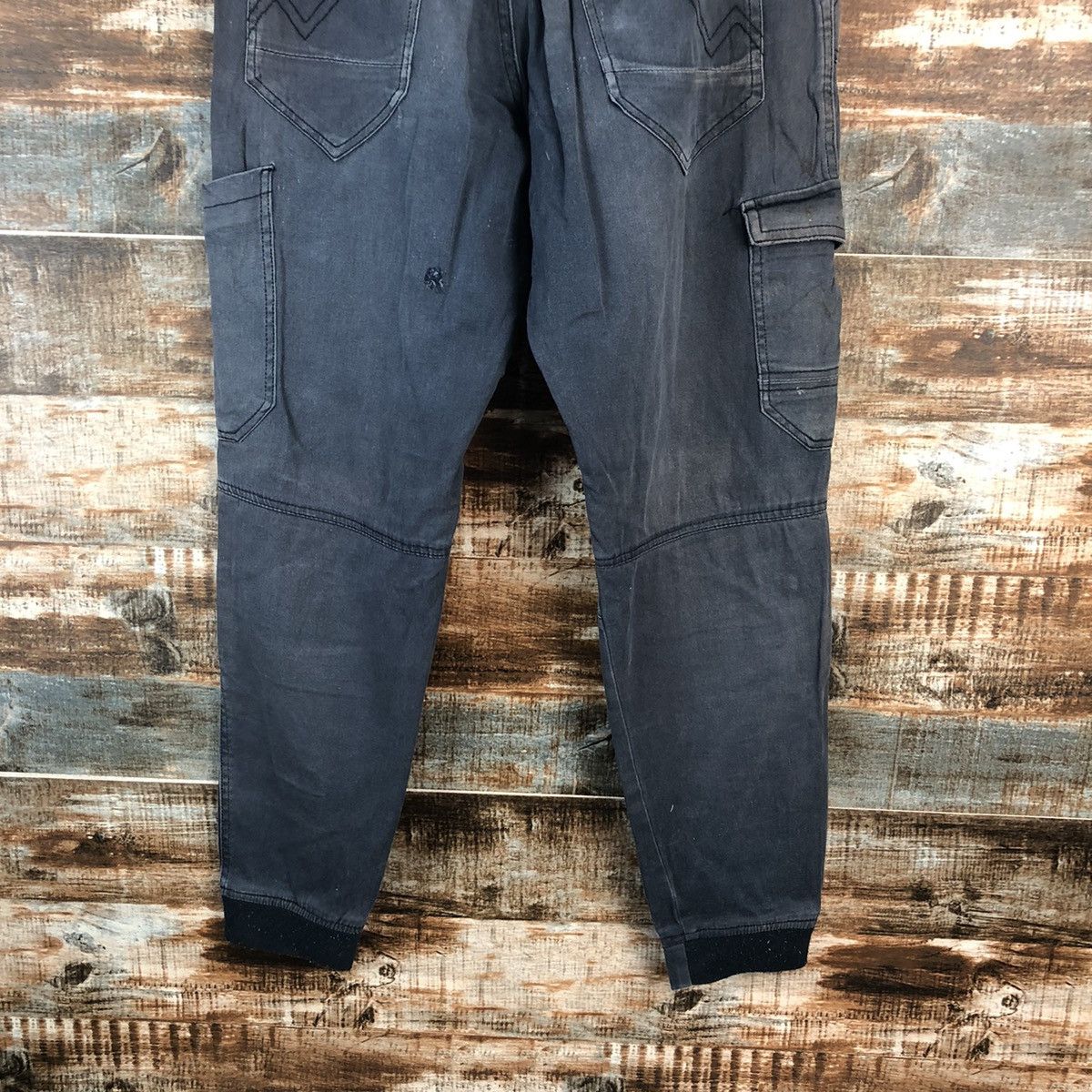 Japanese Brand DL Japanese Brand Dark Blue Cargo Multipocket Pants #C717 Size US 30 / EU 46 - 17 Thumbnail