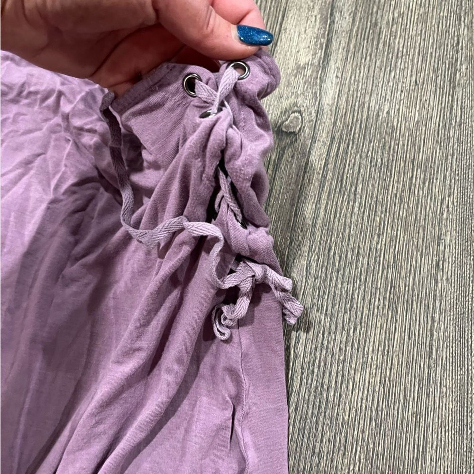 American Eagle Outfitters American Eagle Soft & Sexy Tank Dress Lace-Up Crewneck XXS Size XXS / US 00 / IT 34 - 2 Thumbnail