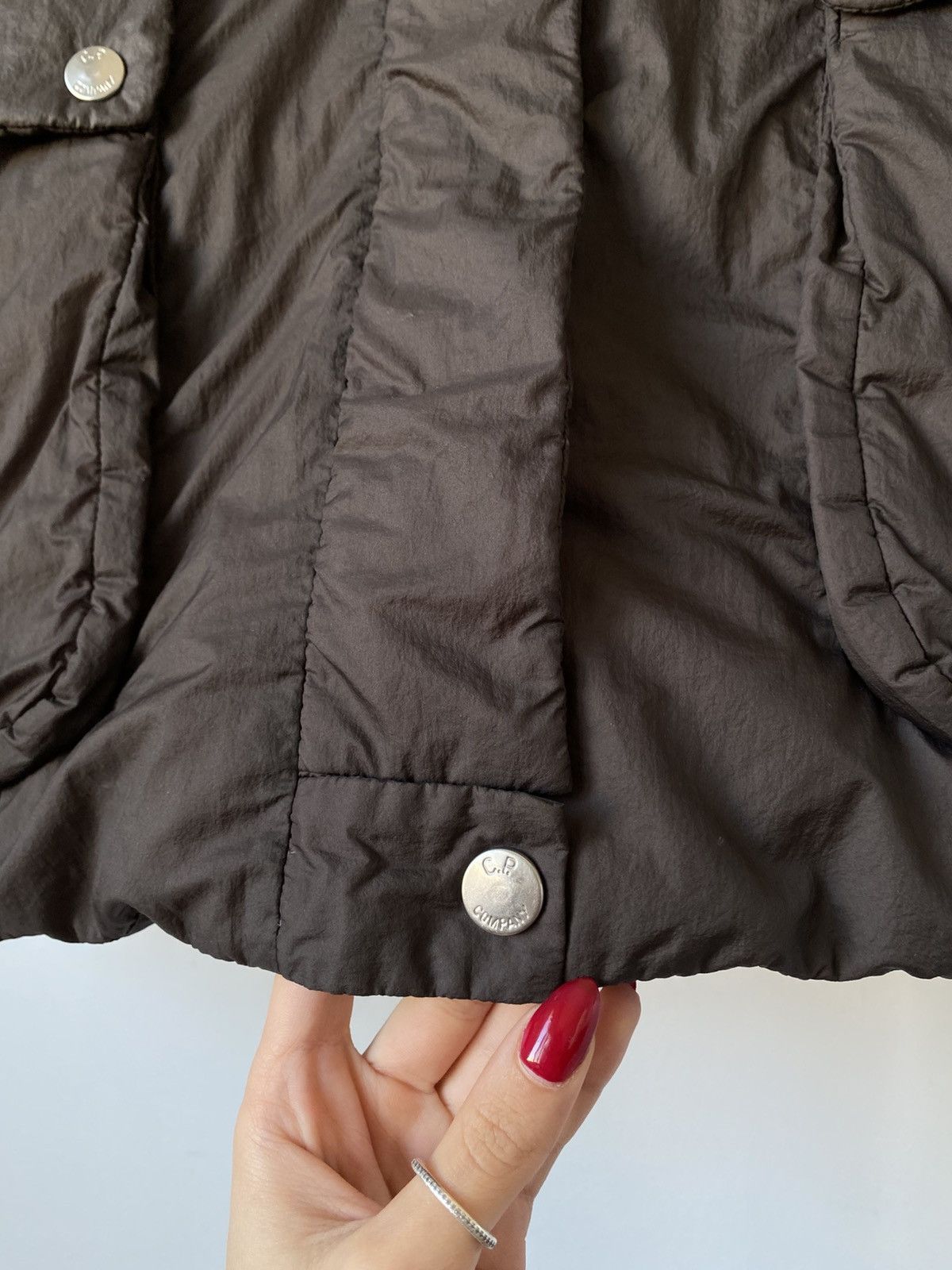 C.P. Company C.P. Company Goose Down Brown Puffer Coat Jacket Size US S / EU 44-46 / 1 - 4 Thumbnail