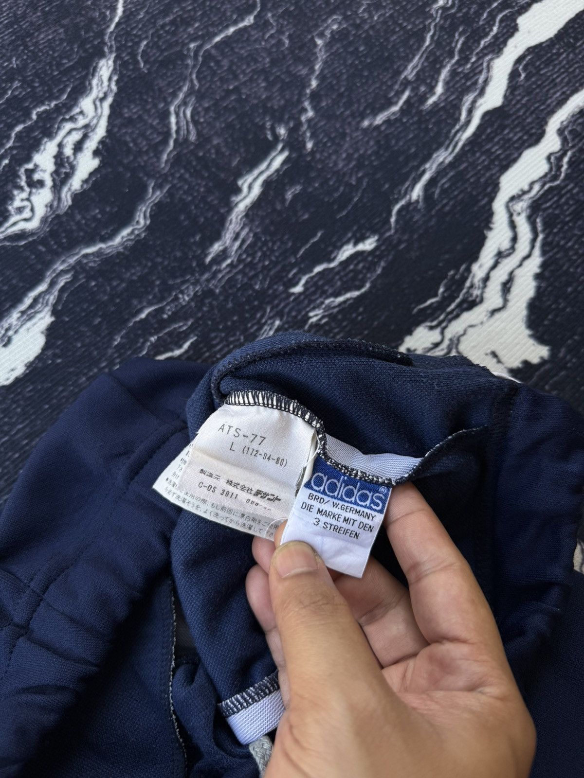 Adidas × Japanese Brand × Vintage Vintage adidas w.germany trackpants navy Size US 30 / EU 46 - 7 Thumbnail