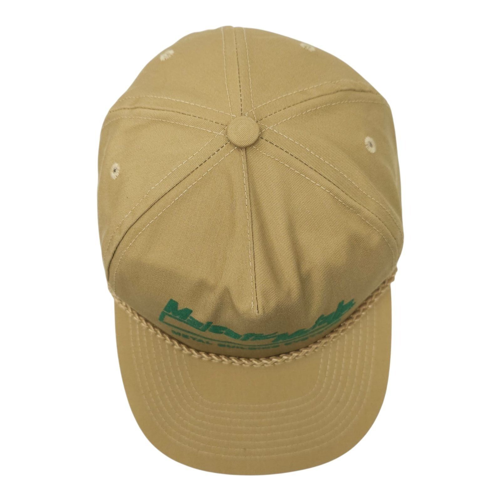 Other Majestic Metal Rope Snapback Cap Hat Trucker Baseball Khaki Size ONE SIZE - 6 Thumbnail
