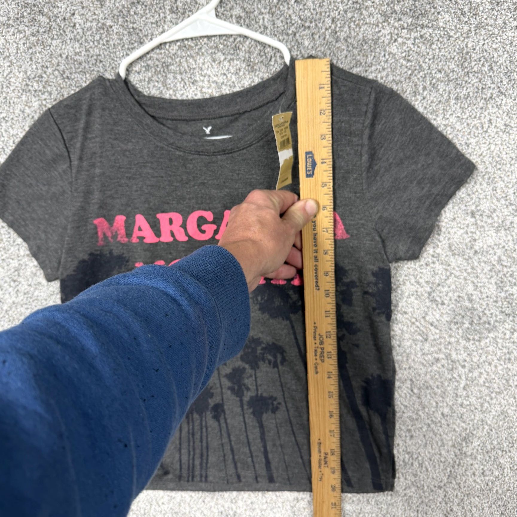 American Eagle Outfitters American Eagle Outfitters Tee Shirt Margarita Monday Cropped Beach Womens M Size M / US 6-8 / IT 42-44 - 4 Thumbnail