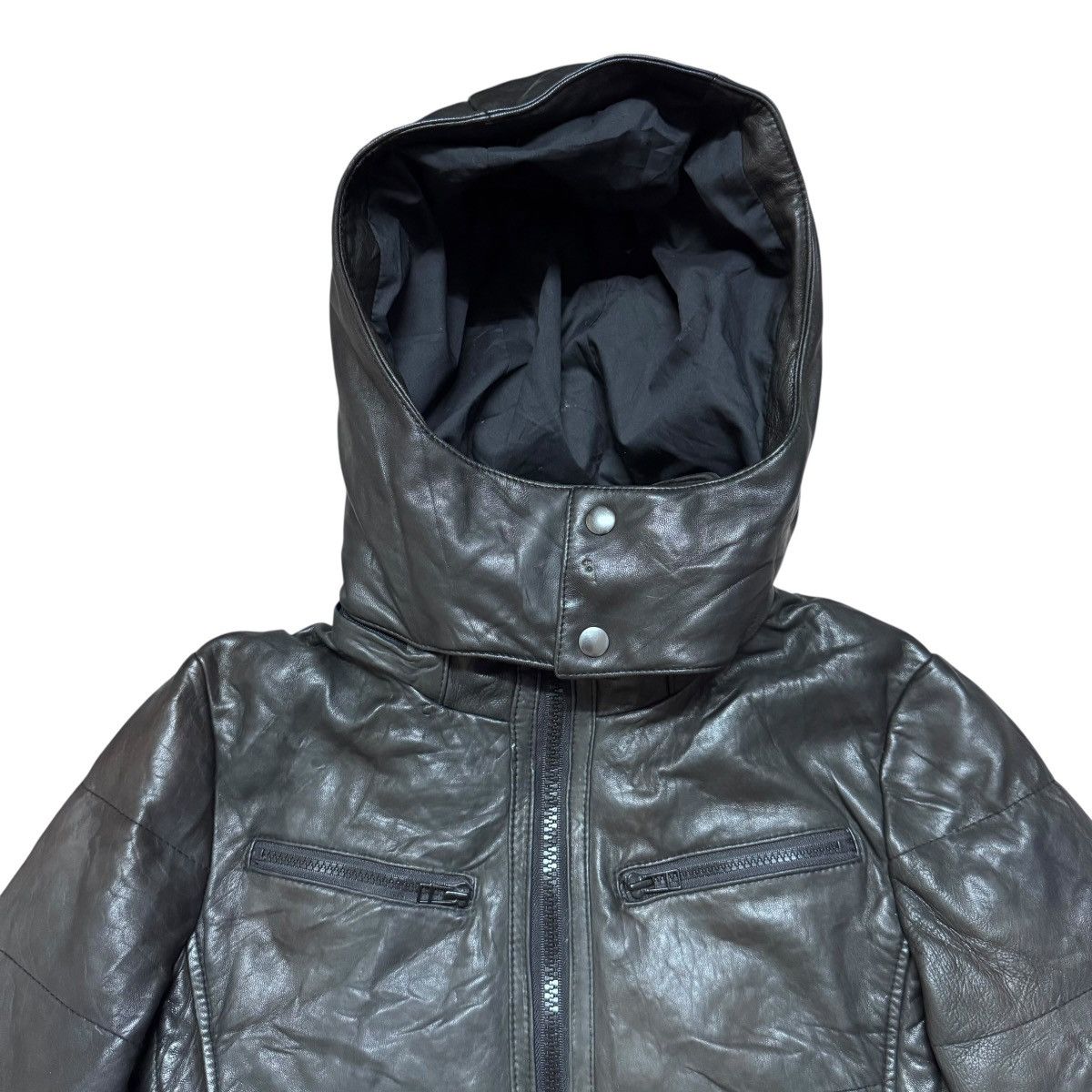 AZ by junhashimoto Az Junhashimoto Lamb Leather Puffer Jacket Size US M / EU 48-50 / 2 - 3 Thumbnail