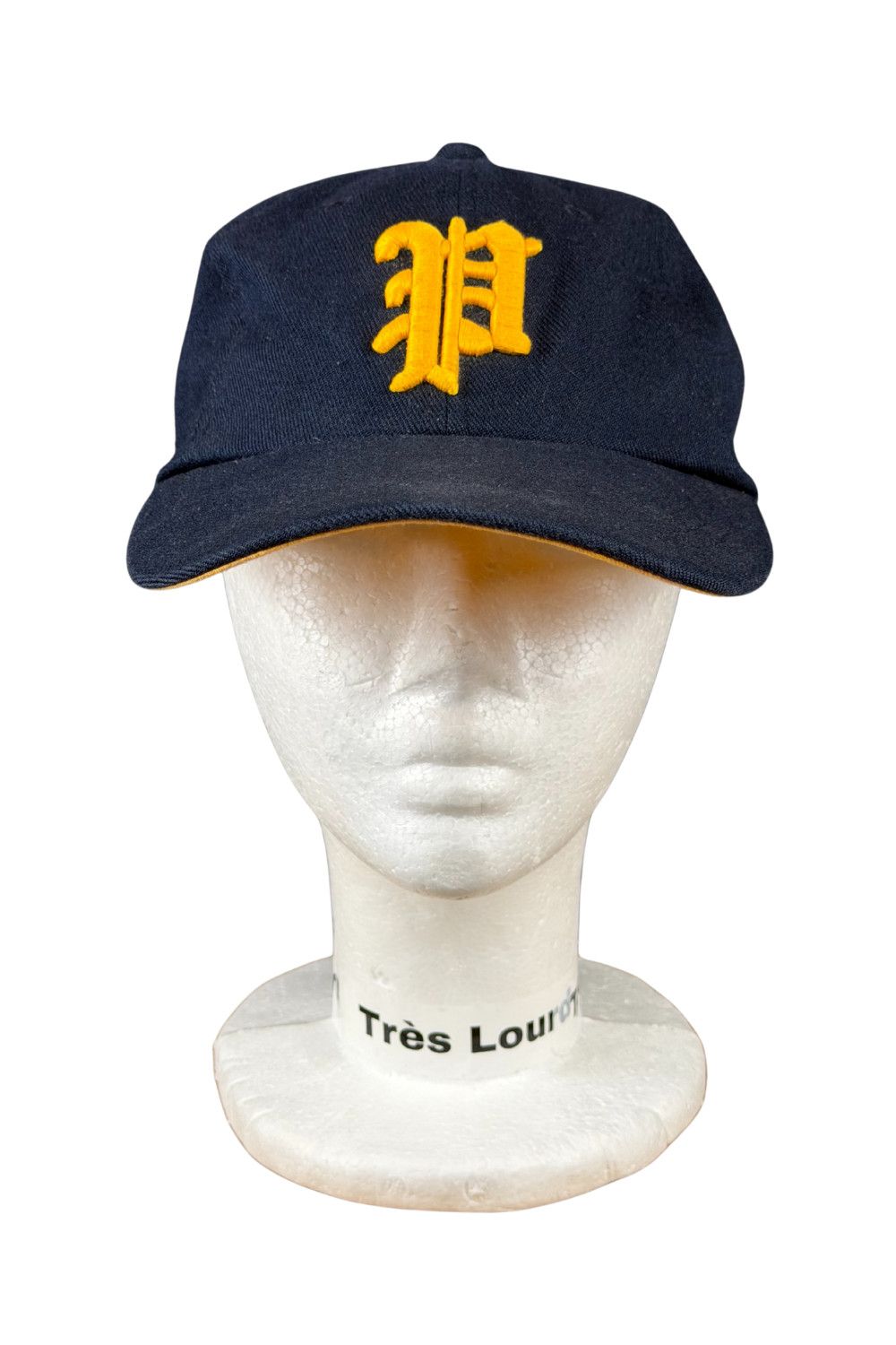 Polo Ralph Lauren 90s Polo RL Old English “P” Strapback - Navy / Yellow Size ONE SIZE - 10 Thumbnail