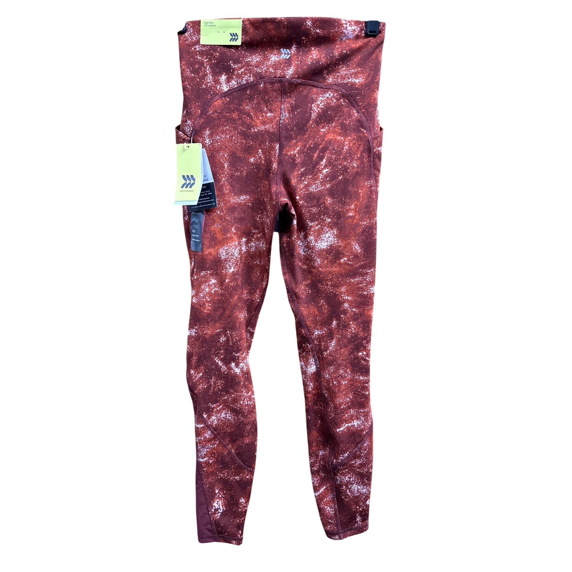 Other All In Motion Red High-Rise XS Womens Leggings With Stash Po Size ONE SIZE - 5 Thumbnail