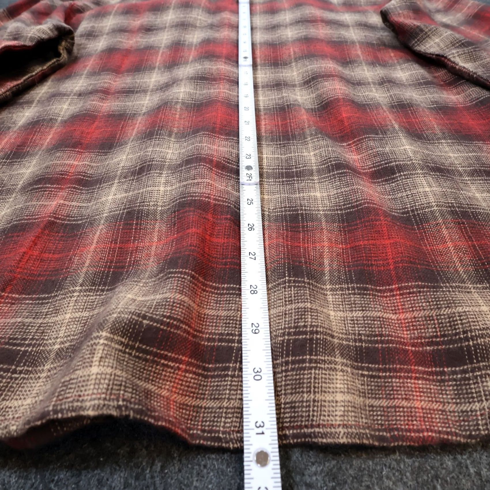 Vintage Canyon Guide Outfitters Flannel Shirt Mens XL Red Plaid Western Snap Size US XL / EU 56 / 4 - 5 Thumbnail