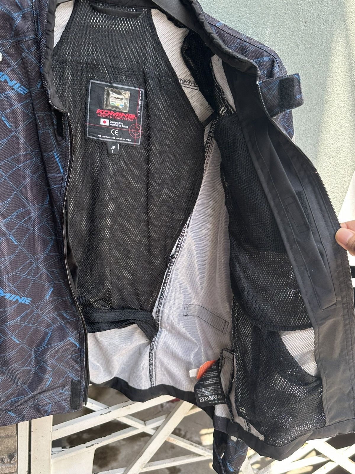 Japanese Brand Komine JK-128 Protect Full Mesh Jacket Size US L / EU 52-54 / 3 - 8 Thumbnail