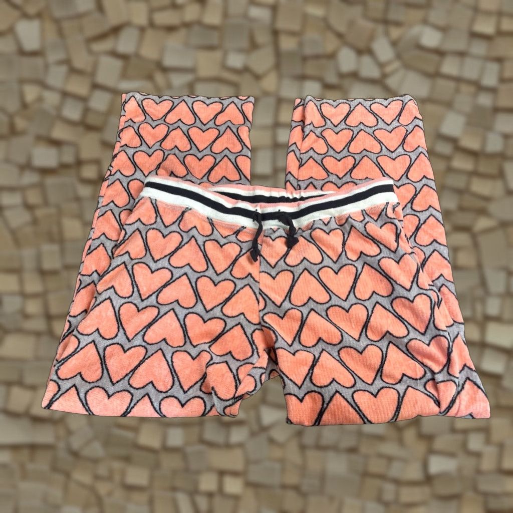 Christian Siriano Christian Sirino Pants Women's XL Pink Pajama Elastic Twisted Twisted Animal Print Penguin Heart Modern Size 40" / US 18 - 1 Thumbnail