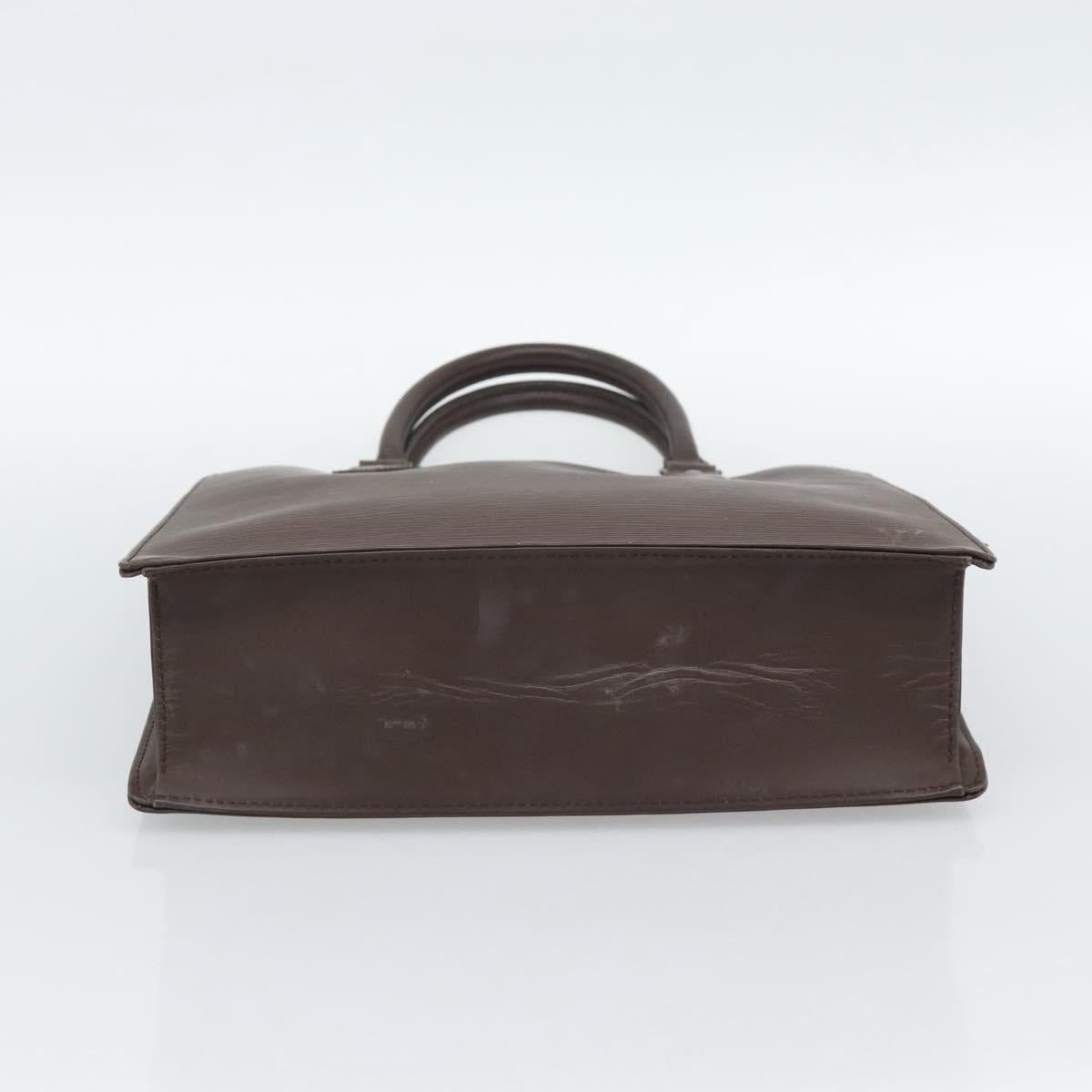 Louis Vuitton Louis Vuitton Epi Sac Plat PM Handbag Brown Size ONE SIZE - 6 Thumbnail