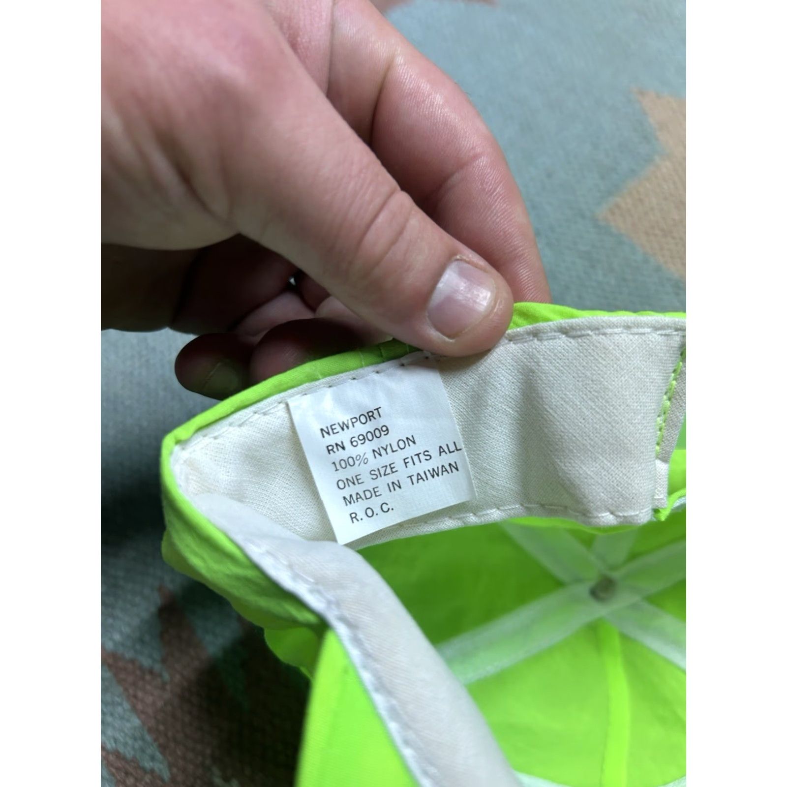 Vintage VINTAGE Newport Hat SnapBack Green Hi Vis Promo Adjustable Men Size ONE SIZE - 7 Thumbnail