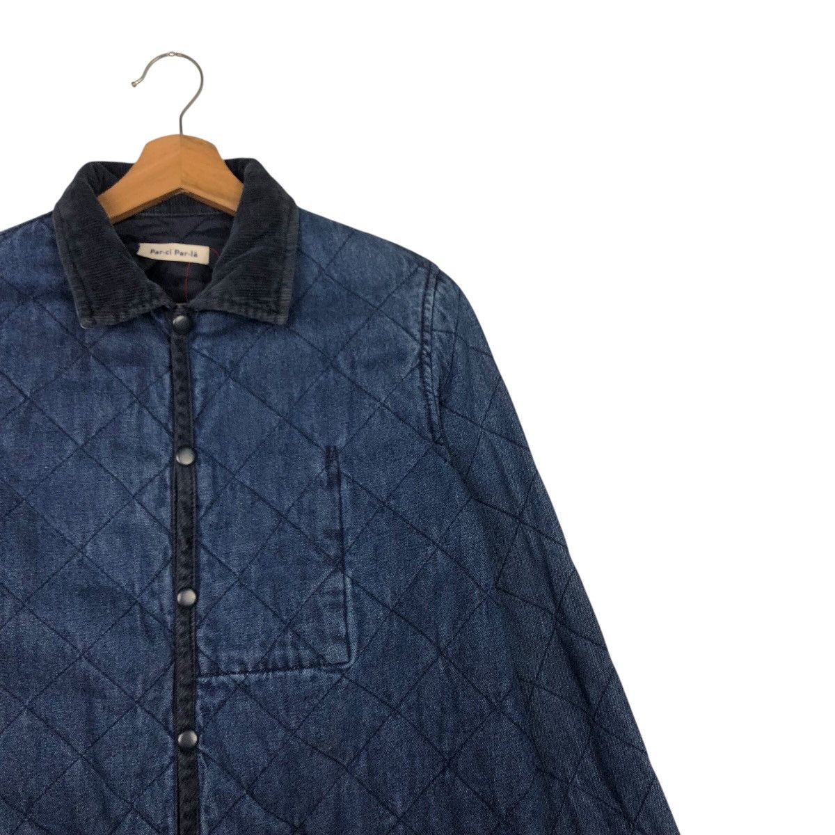 Blue Blue Japan 📌Vintage Indigo Denim Jacket Quilted Par Ci Par La Japan Size US M / EU 48-50 / 2 - 7 Thumbnail