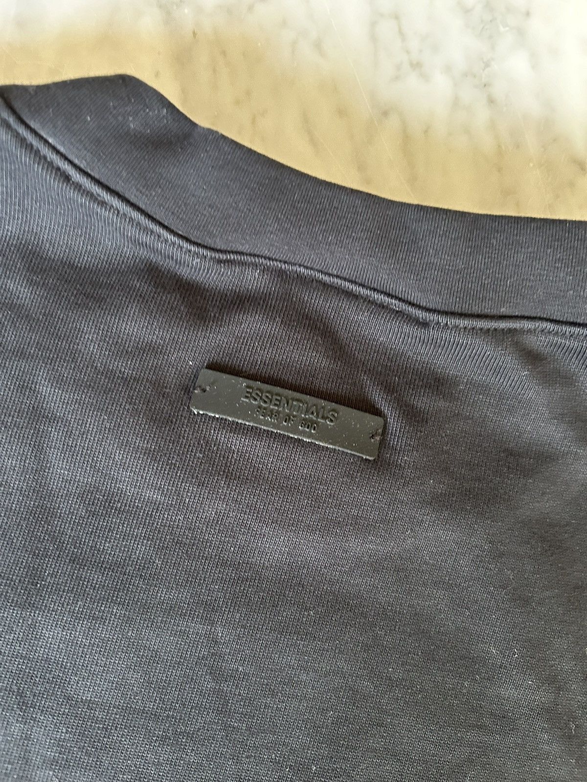 Fear of God DARK BLUE ESSENTIALS FEAR OF GOD TEE Size US S / EU 44-46 / 1 - 14 Thumbnail