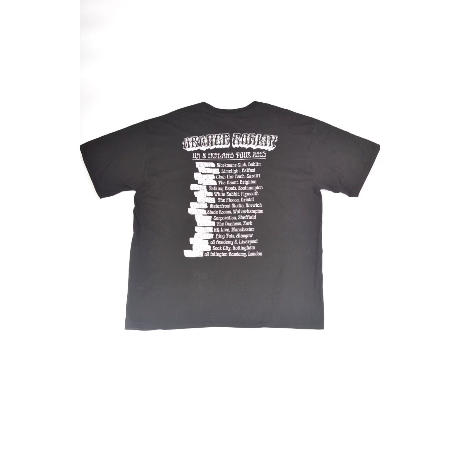 Gildan Gildan T-Shirt Heavy Metal UK & Ireland Tour 2013 Vintage Black Size XL Mens Size US XL / EU 56 / 4 - 5 Thumbnail