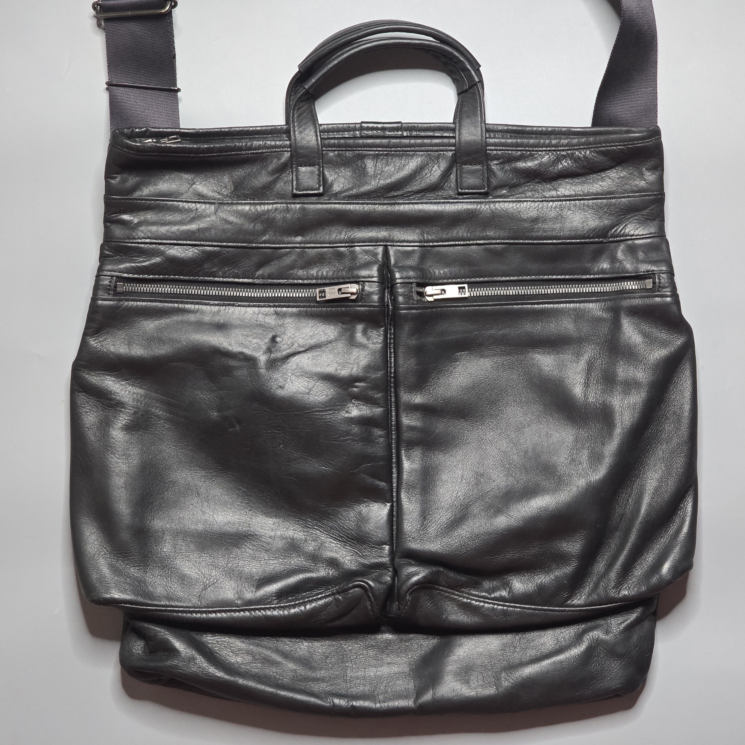 Porter Luggage Label - Elements 2-Way Helmet Bag - Leather Size ONE SIZE - 3 Thumbnail
