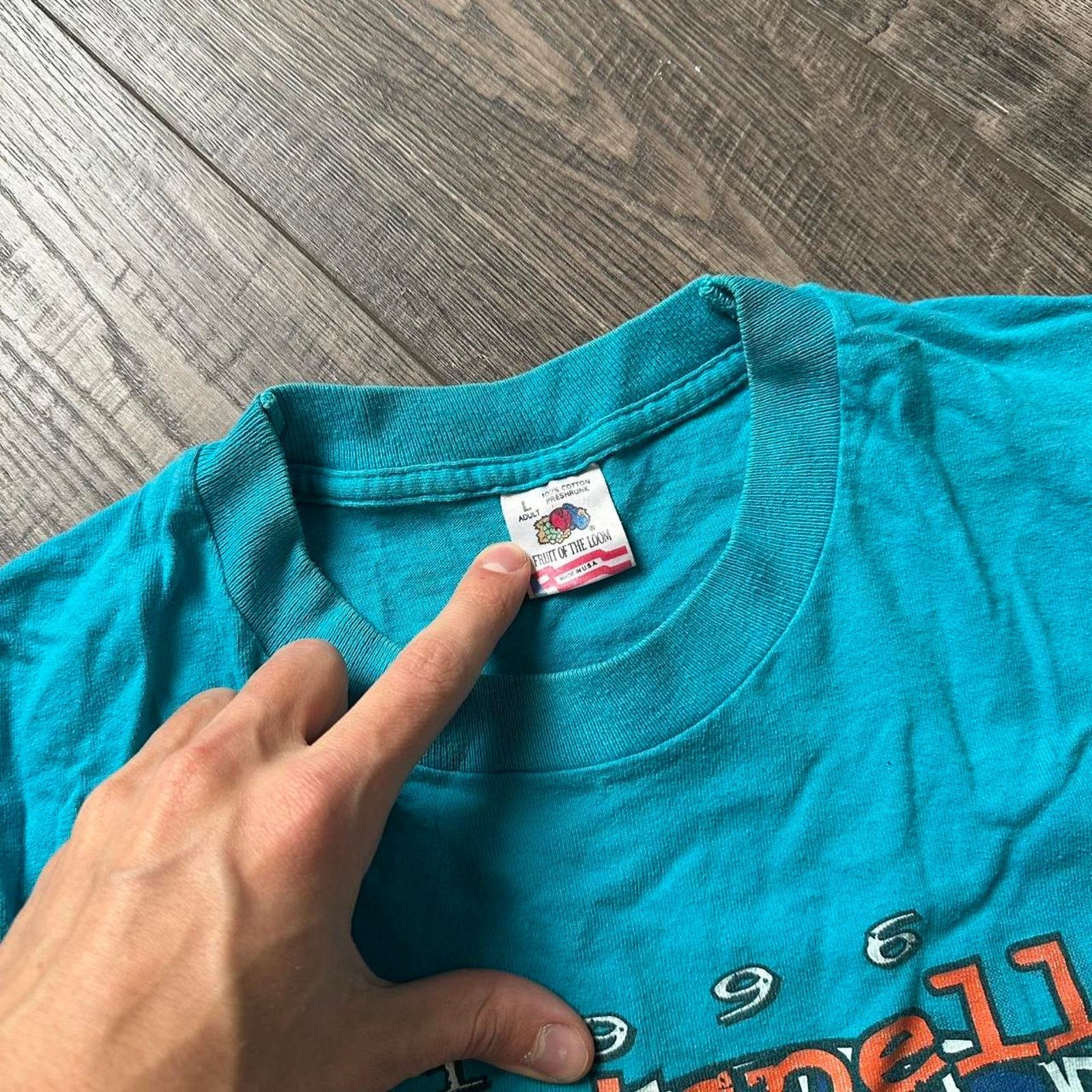 Vintage Vintage 90s Kalispell Montana Motorcycle Graphic Tee Shirt Size US L / EU 52-54 / 3 - 8 Thumbnail