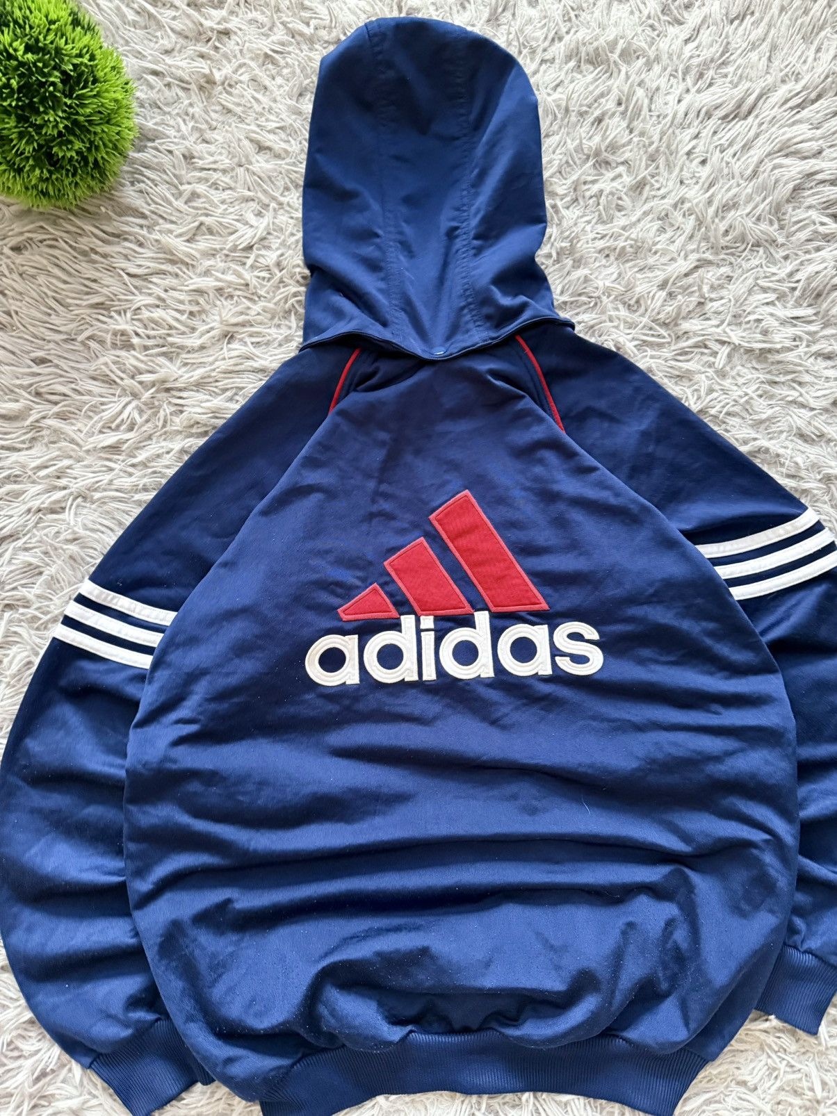 Adidas 00s Adidas Light Jacket Streetwear Vintage Big Logo Rare Size US L / EU 52-54 / 3 - 8 Thumbnail