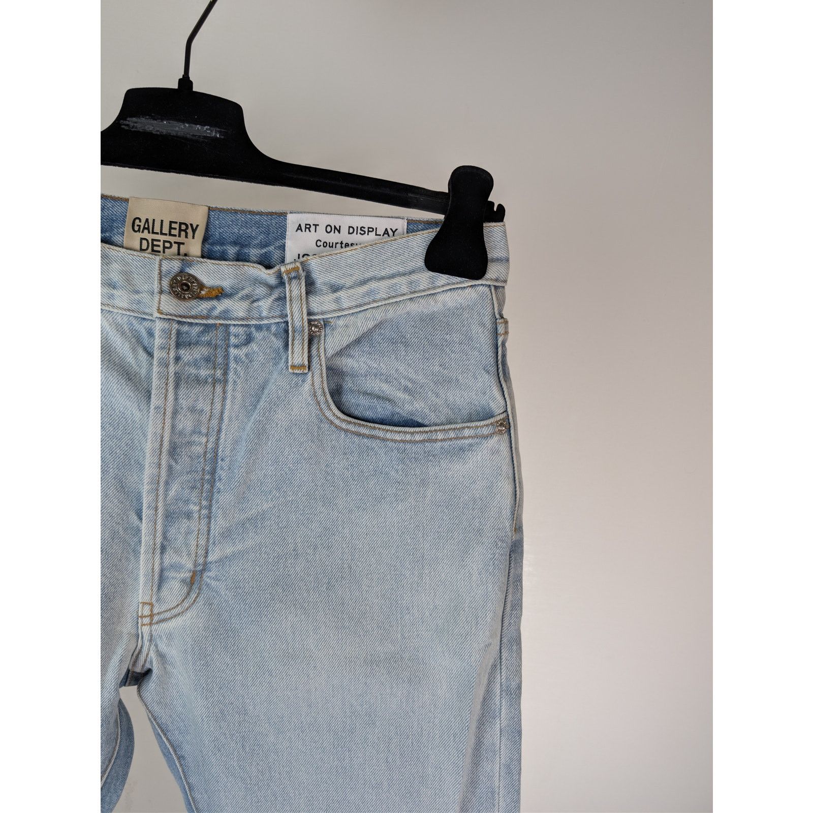 Gallery Dept. o1rshd1 Size: 32 x 32 / Pascal 5001 Straight-Leg Denim Jeans Size US 32 / EU 48 - 5 Thumbnail