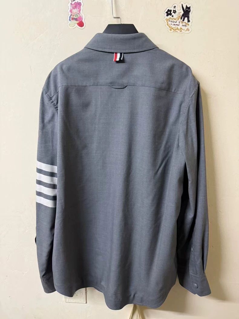 Thom Browne Thom browne Wool shirt jacket 2504-Nextarrow Size US M / EU 48-50 / 2 - 2 Thumbnail