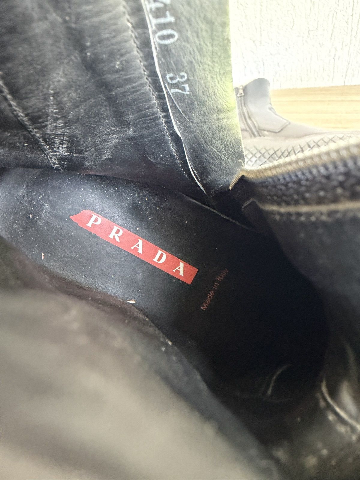 Prada Aw 1999 vibram runaway Boots Size US 5.5 / EU 38 - 11 Thumbnail
