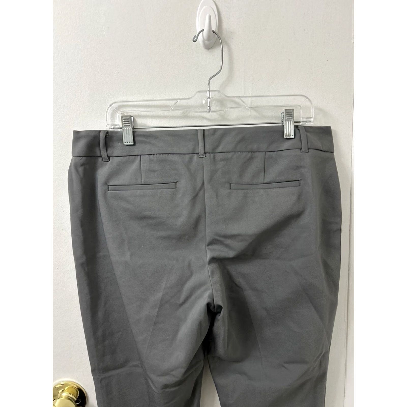 Van Heusen VAN HEUSEN Pants Womens 12x26 Gray Stretch Trousers NWT Dress Pants Workwear Straight Leg Release: NWT Size 34" / US 12 / IT 48 - 6 Thumbnail