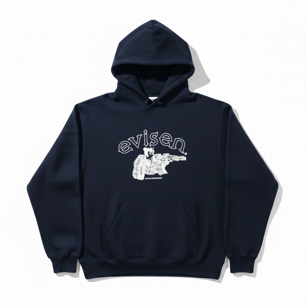 Other Vintage Y2K Mens Med Evisen Skateboards Samurai Navy Hoodie Size US M / EU 48-50 / 2 - 1 Thumbnail