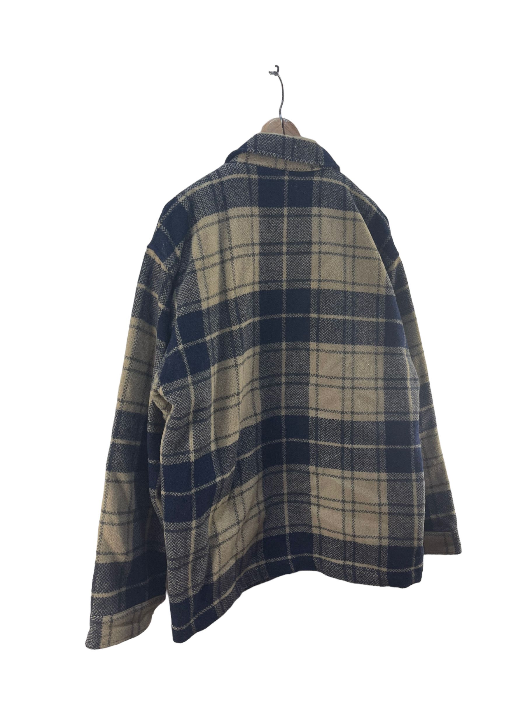 Flannel Vintage Oshkosh Flannel Wool Jacket Size US L / EU 52-54 / 3 - 6 Thumbnail