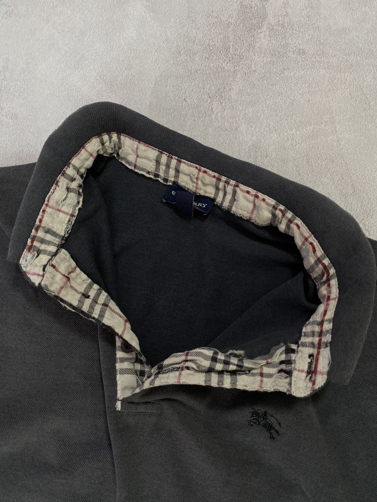 Burberry 🐎 Vintage Polo Burberry Golf Shirt Size US L / EU 52-54 / 3 - 4 Thumbnail