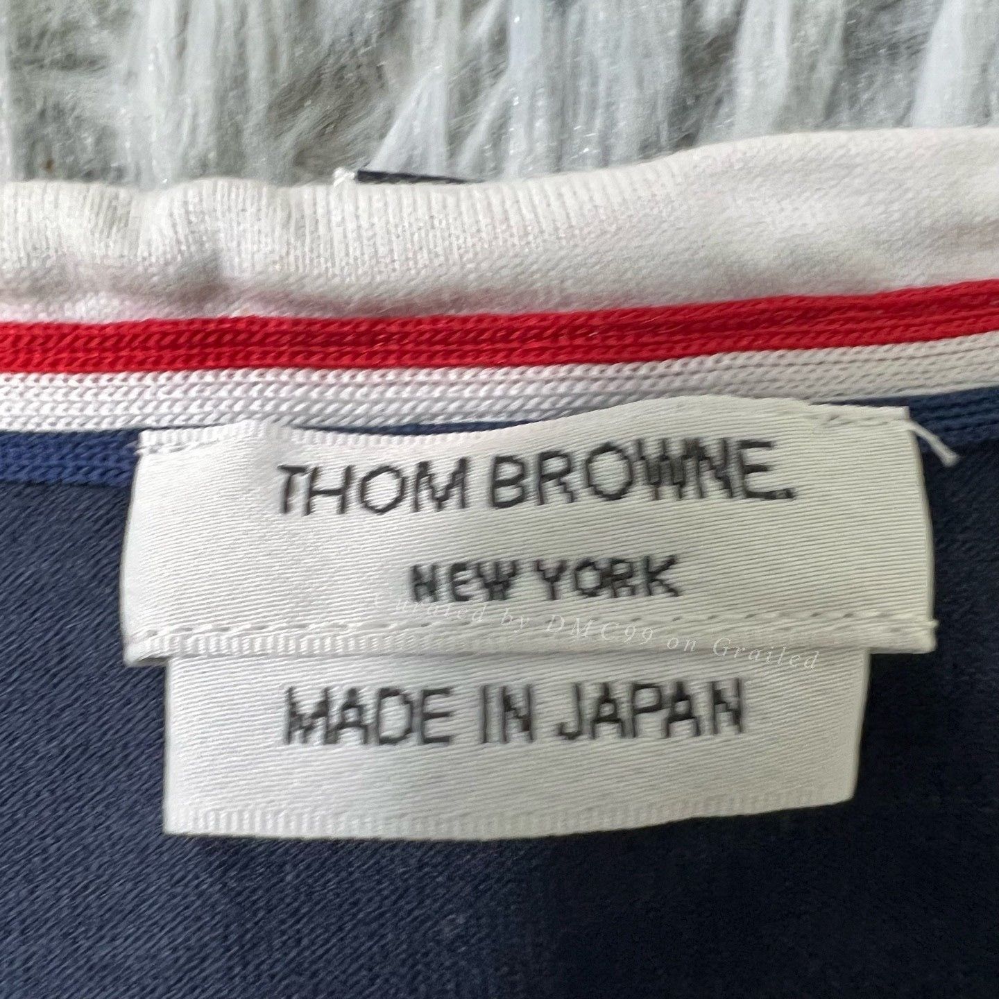 Thom Browne THOM BROWNE Cotton Short-Sleeve T-Shirt Size US S / EU 44-46 / 1 - 3 Thumbnail