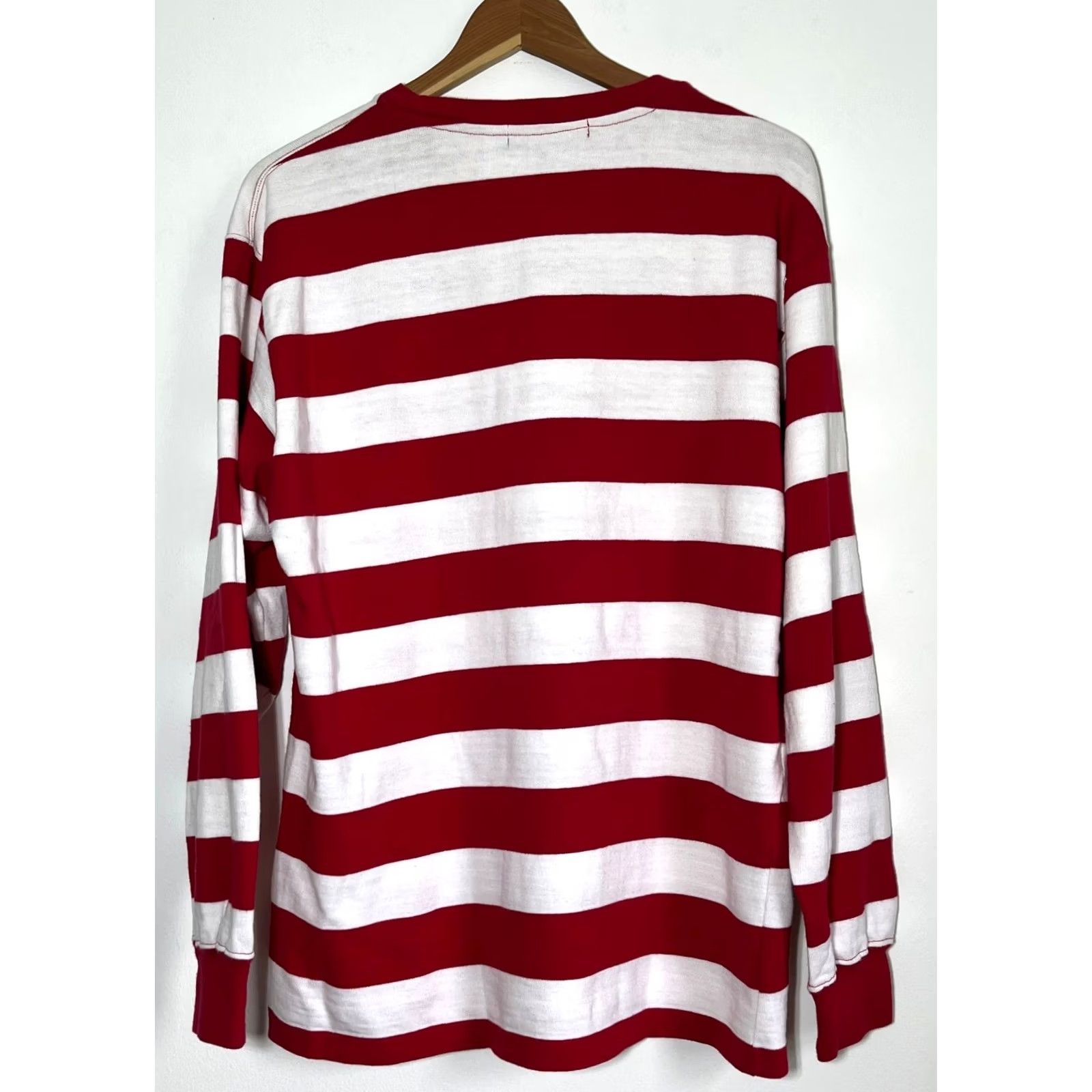 Ralph Lauren Men’s Vintage 90s Ralph Lauren Long Sleeve Pullover Striped Made in USA Sz L Size US L / EU 52-54 / 3 - 2 Thumbnail