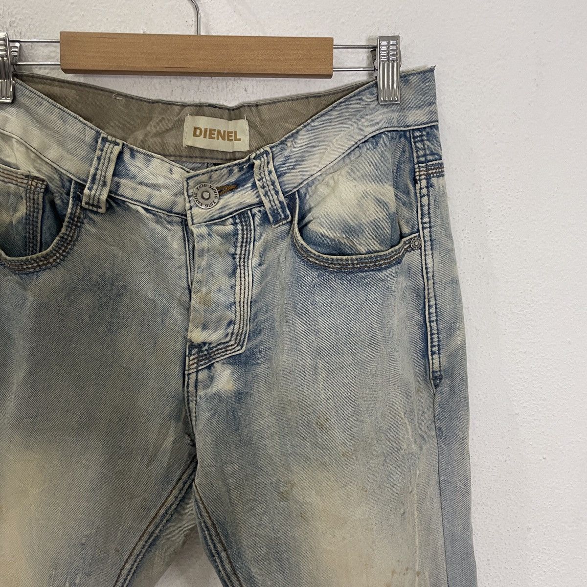 Diesel Vintage Dienel Distressed Denim Jeans Size 31" - 2 Thumbnail