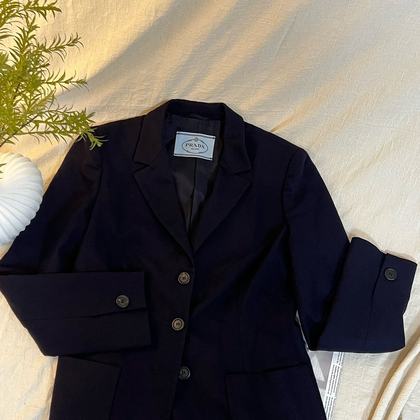 Prada Prada Three Button Blazer Size 34R Size 34R - 1 Thumbnail