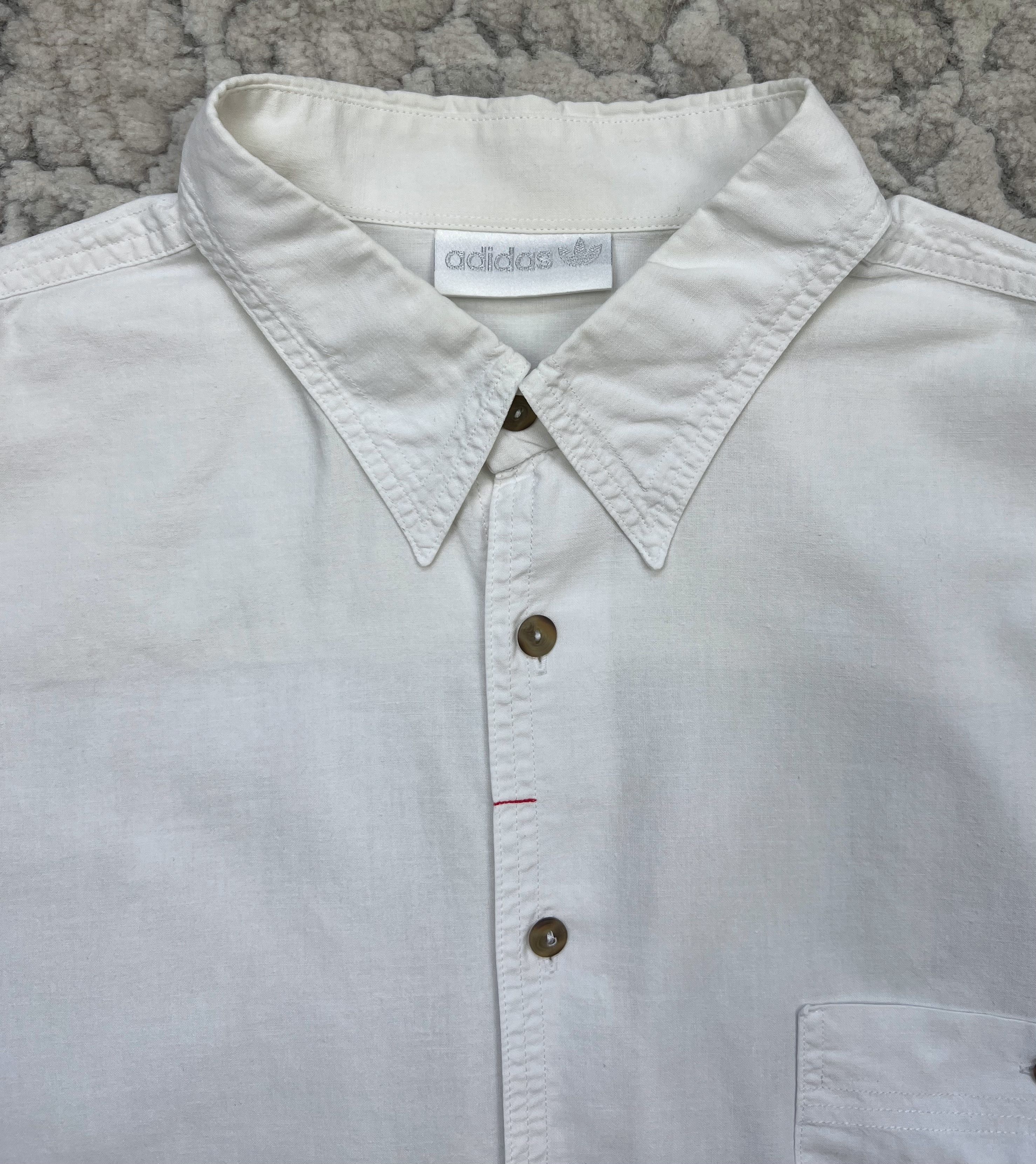 Adidas Vintage 90s Adidas Originals Button Up Shirt Yugoslavia L Size US L / EU 52-54 / 3 - 19 Thumbnail